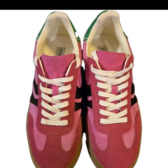 Steve Madden Dodge Pink Multi Platform Sneakers - Women’s 8.5 - Picture 4 of 6